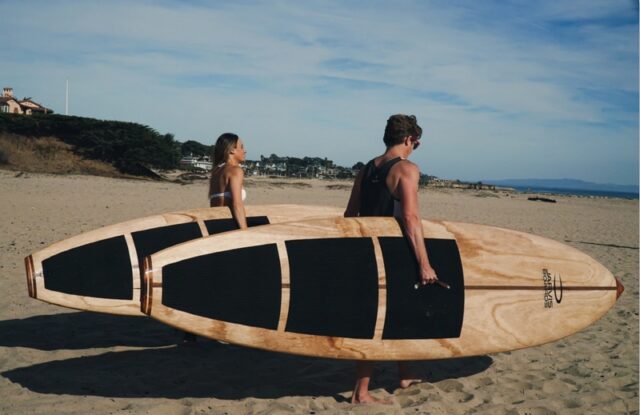 A pair of Jarvis Boards paddle boards