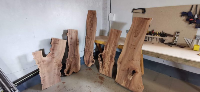 Craobh Woodwork takes an environmentally sound approach by using Highland reclaimed hardwoods that have already been felled or blown down by high winds.