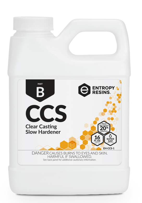 CCS Clear Casting Slow Hardener by Entropy Resins