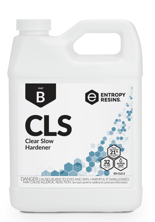 CLS Clear Slow Hardener by Entropy Resins
