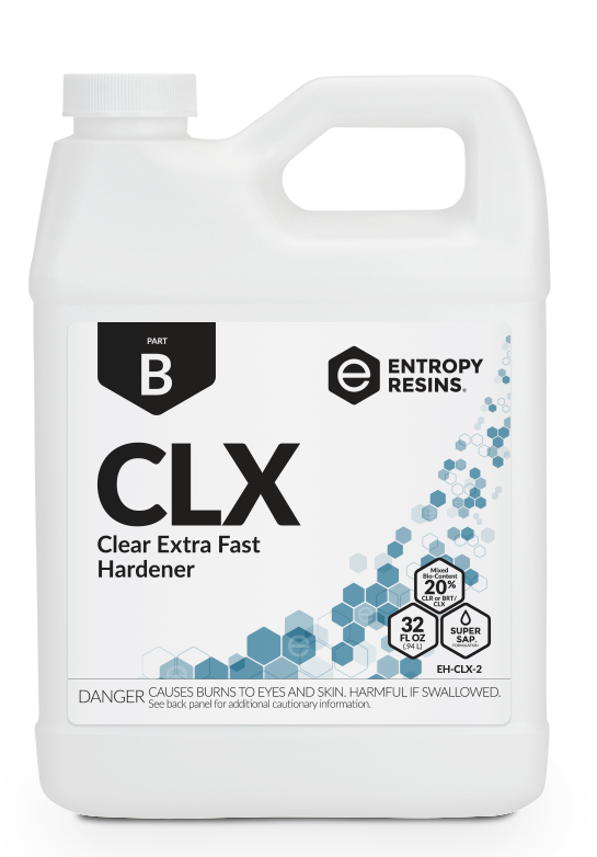 CLX Clear Extra Fast Hardener by Entropy Resins