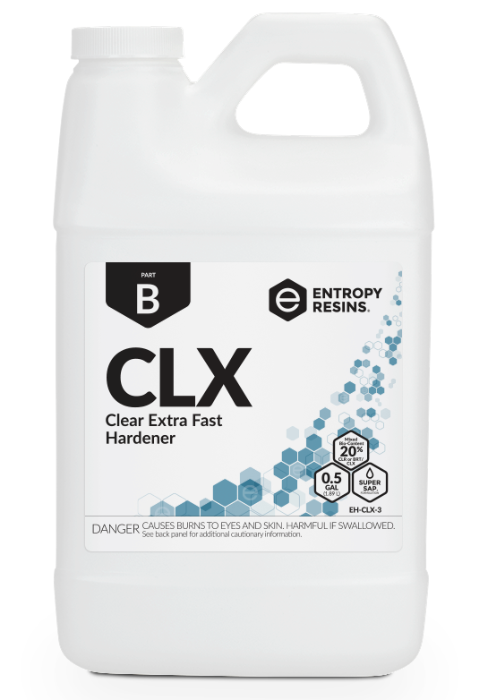 CLX Clear Extra Fast Hardener by Entropy Resins