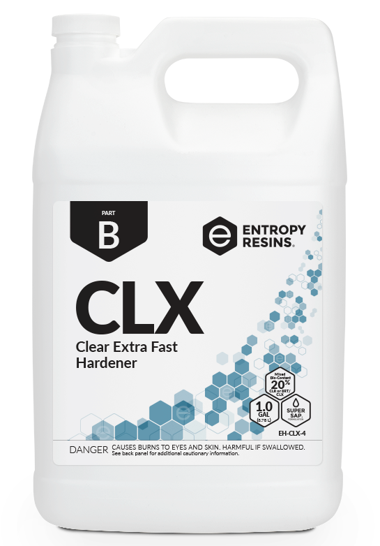 CLX Clear Laminating Extra Fast Hardener by Entropy Resins