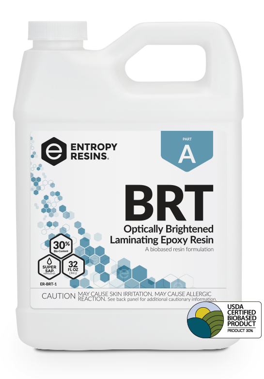 Optically Brightened Laminating Epoxy - Entropy Resins