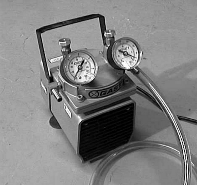 A Gast Model 07061-40, 1/8 hp diaphragm pump