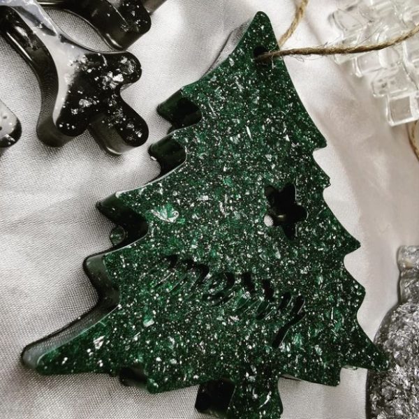 EpoxyCasted Ornaments Entropy Resins
