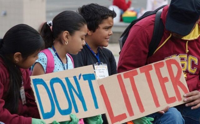 “Don’t litter.” A message from Kids Ocean Day’s Instagram