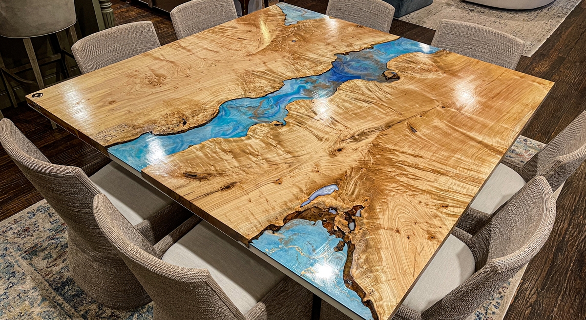 The Wright Edge river table